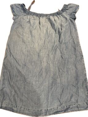 cloth & stone Chambray Off-Shoulder Mini Skirt - Light Blue